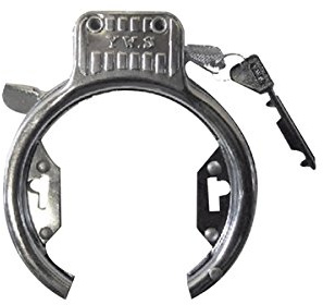 MV-TEK Lucchetto al Telaio Bici R ad Arco Cromato (Lucchetti al Telaio)