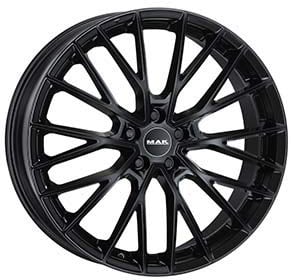 1 Felge aus Alufelge MAK 8,5X19 5X112 ET27 C.B.66,6 GLOSS BLACK
