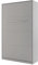 Mirjan24 Schrankbett Concept Pro I Vertical, Wandklappbett inkl. Lattenrost, Bettschrank, Wandbett, Schrank mit integriertem Klappbett, Funktionsbett (120x200 cm, Grau)