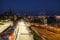 Hochwertige Fototapete - U-Bahn-Station Landungsbrücken Hamburg (Selbstklebende Vlies-Fototapete) 350 x 233 cm