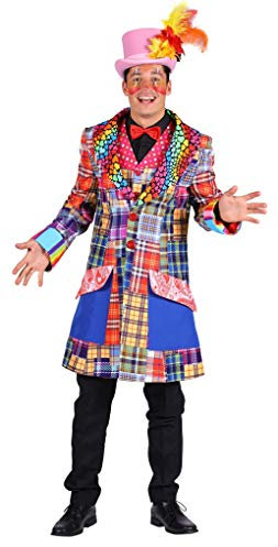 T2944-3XL Mehrfarbig Herren Clown Jacke Gr.3XL=64