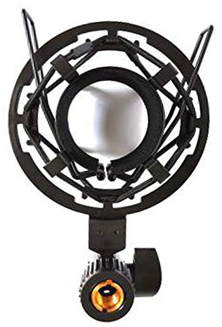 Mic Halterung Stand, Shock Mount Holder, Mikrofonständer Shock, Mikrofon Shock Mount, Mikrofon-Stoßdämpfer Halterung, Mikrofon-Spinne Elastische Halterung, für Großes Professionelle Aufnahmemikrofon