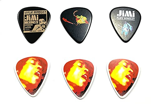 JIM DUNLOP Plektrum Jimi Hendrix, Stark, 6 Stück, Electric Lady