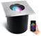 SSC-LUXon JADINA Bodenspot Aussen schwenkbar LED flach mit Smart Home RGB LED WLAN (steuerung per App & Sprache) - Bodenlampe befahrbar