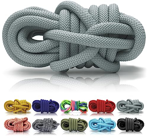 Ganzoo PPM Seil 5 Meter, Tauseil, Hunde-Leine, Halsband, Takeln, Polypropylen Multifilem Rope, 8mm Stärke, Grau