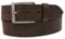 AnnaMatoni Herren Leder Gürtel in Rind Leder 3,3mm stark Vintage Look mit Metall Dorn Schließe in antik schwarz siber gebürstet(Nickelfrei) 4cm Breit Herren Ledergürtel (braun 690, TW95)
