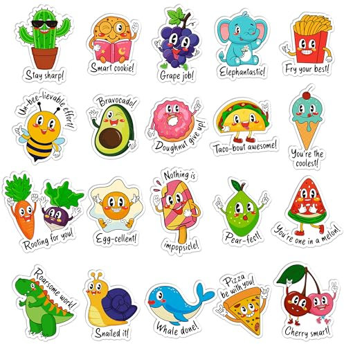 800PCS Punny Teacher Sticker for Student, D-FantiX Motivational Reward Stickers for Kids Classroom, Must Have Essentials for Teachers Elementary, Positive Encouragement Stickers Home School Supplies