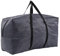 Kayak Storage Bag, Waterproof UV Resistant Adjustable Under Seat Organizer for Kayak Accessories Black