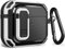 GMUDA Custodia AirPod 3, Compatibile con AirPods 3a Generazione (2021), Fibra di Carbonio, Protezione completa da cadute per AirPods 3, bianco