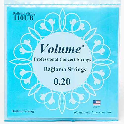 Cuerdas largas Saz por volumen 0.20 con extremo de bola, fabricadas con alambre de Estados Unidos de larga duración