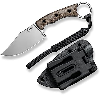 Böker Plus CIVIVI Midwatch Micarta Brown feststehendes Messer mit Scheide