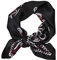 FAIRYGATE Schal Schwarz Damen Bandana Tuch Halstuch Kopftuch Vierecktuch Satin Mädchen DA2219
