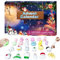 Adventskalender 2024,Weihnachts Adventskalender,24Pcs Tiere Spielzeug Mochi Squishy Spielzeug Box,Relief Stress Urlaub Party Favor Xmas,für Mädchen,Jungen und Kinder