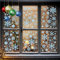 1000+ doppelseitige Schneeflocken-Fensterbilder, 30+ Designs blaue statische Aufkleber für Fensterdekoration, wiederverwendbare Winterparty-Zubehör (10 Bögen)