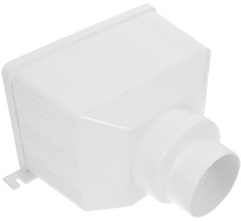 OSALADI Filter Fallrohr Rinnen Dachrinnen-fallrohrumsteller Regenwasserauffangsystem Regenwassersammelfass Wasserabweiser Für Dachrinnen Regenrinne Weiß Plastik Adapter Abflussrohr