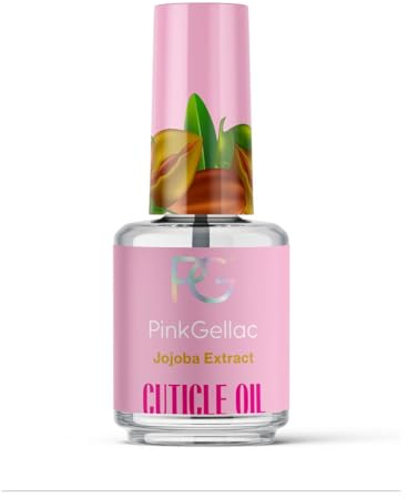 Pink Gellac Nagelöl Jojoba - Nagelpflege Repair & Protect - 15 ml Cuticle Oil für trockene Nagelhaut & beschädigte Nägel - Vitamin E für Feuchtigkeit & Pflege in Salonqualität - für kalte Wintermonate
