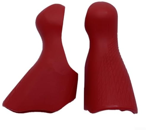 Bike Fahrrad Bremshebel Hauben, Bike Shift Bremshebel Abdeckung, für St-5700 105 Schalthebelabdeckung (rot)