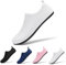 Racqua Wasserschuhe Badeschuhe Damen Strandschuhe Herren rutschfeste Wasserschuhe Für Meer Atmungsaktive Leichtes Gewicht Quick-Dry Aquaschuhe Weiß EU42/43