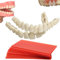 1 Pair of Clip in Veneers Teeth,Denture Repair Kit,False Teeth Set,Comes with 10 Red Wax Sheets,Used to Repair Missing Teeth,Suitable for Men and Women with Bad Teeth