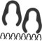VINTORKY 10pcs Microphone Stand Accessories Cable Organizers for Mic Clips for Mic Cable Home Accessories