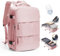 SZLX Sac à Dos Sous Vide Bagage à Main Pour Femmes, Sac à Dos Airbag Avec Système De Vide Pour Le Voyage, Ryanair Travel Ruscksack Taille Cabine Avec Pompe étanche Valise Sous Vide Pour Homme