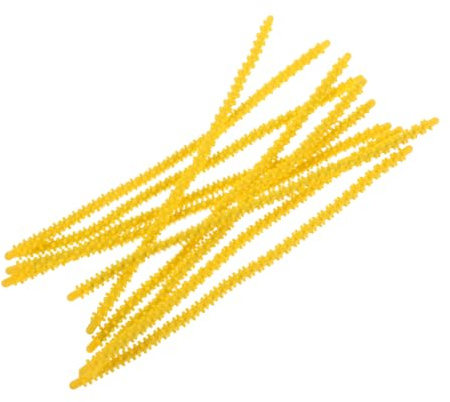 Anneome 10 Stück Teiliges Spiral Lockenwickler für Damen Kleine Gelbe Silikon Dauerwellenstäbe Langlebig Leicht und Flexibel für Kurze Haare und Diy Haarstyling zu Hause