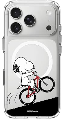 RhinoShield Clear Hülle für MagSafe für iPhone 17 Pro | Snoopy Starker Magnet, Anti-Vergilbung, transparent, hohe Klarheit, stoßfest, Fallschutz nach Militärstandard