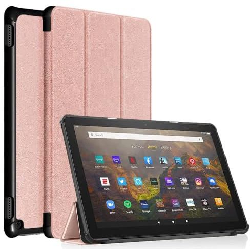 Dreifach-Hülle für H10 Tablet (13. Generation, 2023/2025 Release) - 10,1 Zoll PC Hartschalen-Rückteil mit Automatischem Wake/Sleep, Mehreren Betrachtungs(Gold)