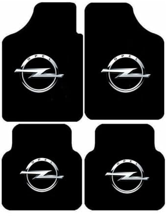 WWZS 4 Stück Auto Fußmatten für Opel Corsa C 2001-2006, Auto Fußmatten Teppiche Allwetter Wasserdicht rutschfeste Bodenmatte Innenraum