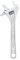 Channellock 812PW 12 Reversible Jaw Adjustable Wrench/Pipe Wrench, Chrome