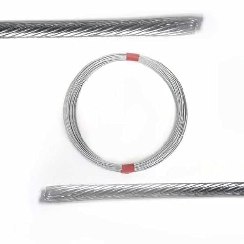 Matijardin - Câble souple, corde à piano. Diamètre : 3 mm. Rouleau 25 m