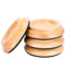 4 STÜCKE Bodenschoner Piano Caster Cups Piano Foot Pads, Runde Buchenholz Piano Caster Cup Fuß Pad Set aufrecht Klavier Caster Cups Zubehör(Wood)