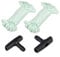 Sonku 2pcs 10m Fune di avviamento a Strappo,3,0 mm,Cavo di trazione 2 Pezzi Manico di avviamento per Tosaerba, Motosega, Trimmer Edger Spazzola tagliaerba, Parti del Motore