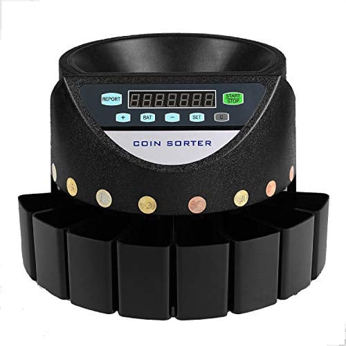 Cassaltol - Contatore monete, contamonete, contatore monete Euro professionale, 300 monete/min