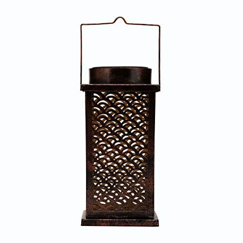 Pauleen 48174 Sunshine Stunner Solar-Laterne für Balkon oder Garten Bronze, Gold Außenbeleuchtung Metall Solar 3000K