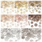 OLYCRAFT 400Pcs Harzfüller Antique Steampunk Gears Charms Resin Füllstoff 8-Farben UV Resin Supplies Füllzubehör Für Schmuckherstellung Dekoration