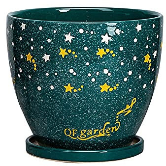 BUNCC Maceta Esmaltada Texturizada Maceta Esmaltada Contemporánea Maceta Extra Grande En Maceta Maceta De Interior Maceta para Plantas Maceta para Cactus Suculentas Y Plantas De Interior Pequeñas