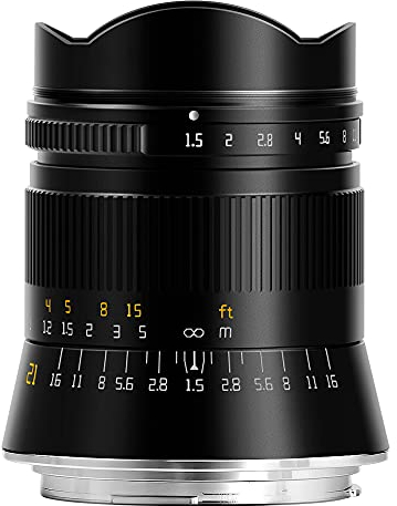 TT Artisan Objectif Grand Angle 21 mm F1.5 ASPH pour Objectif Canon R