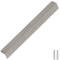 Decoranddecor Contemporary Pull Handles Solid Metal for Cabinets (224mm Between Hole Centres, Brushed Chrome)