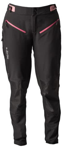 Dirtlej Girls MTB-Hose Trailscout Long Flex Blacklabel Schwarz Gr. L