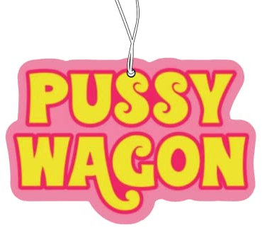 2x Pussy Wagon Duftbaum Auto Lustig Kill Bill, Duftspender, Tuning, Car Air Freshener, Duftanhänger Set