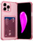 AKABEILA Case for iPhone 13 Clear Slim Phone Case Soft TPU Wallet Case Bag Cover with Card Slot Holder Shockproof 6.1 Inch