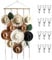 JOJOCY Porta Cappelli da Parete, Organizer per Cappelli con 12 Clip, Porta Cappelli Stile Boho, Decorazione per Cappelli Fedora, da Cowboy, a Tesa Larga, 155 x 80 cm