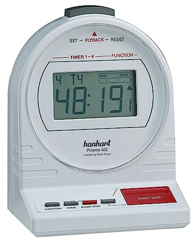 Sport-Tec Tischstoppuhr Prisma 400, weiß