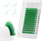 ANNAFRIS Farbige Wimpernverlängerung Grün 0.07 C 8-15mm Mix Einzelne Wimpern Extensions Volumen Wimpern Bunte Individuelle Wimpern Klassische(Green 0.07-C Mix)