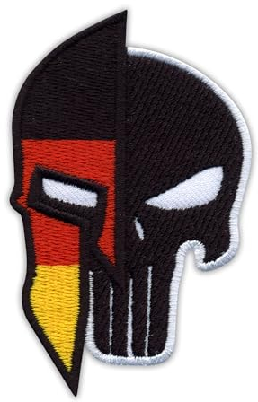 Punlsher Spartan Germany - Aufnäher - Bestickter Aufnäher / Abzeichen / Emblem