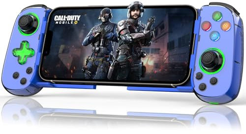 Joso Mobile Game Controller for iPhone/Android/PC/Switch/PS4/PS3, Wireless Gamepad Joystick with Turbo/6-Axis Gyro/Vibration, Play Call of Duty, Roblox, Genshin Impact, Cloud Gaming, Remote Play