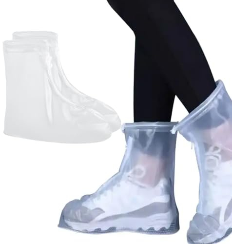 GXGM Cubrezapatos para la Lluvia, cubrezapatos Impermeables Reutilizables, Silicona Antideslizante Impermeable, cubrezapatos Impermeables