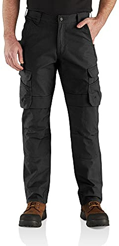 Carhartt Herren Work Utility Pants Relaxed Straight Steel Rugged Flex™ Ripstop Double-Front Cargo Pant