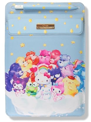 Sonix x Sanrio Sleeve Faltbare Hülle und Ständer Kompatibel mit iPad und Tischgeräten (Hello Kitty + Care Bears)